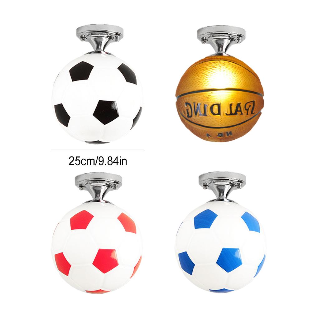 Football Club Ceiling Lamp Cozy Atmosphere For Child S Room Wide Application Glass Premium Glass