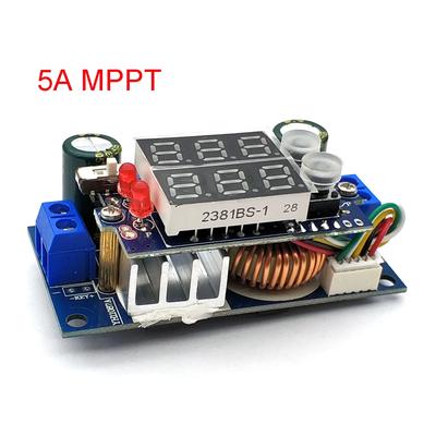 Controlador de Panel Solar MPPT 5A DC-DC 6-36V Reductor Buck Módulo de Carga CC/CV Doble Pantalla LED Singa Controladores Reguladores LED