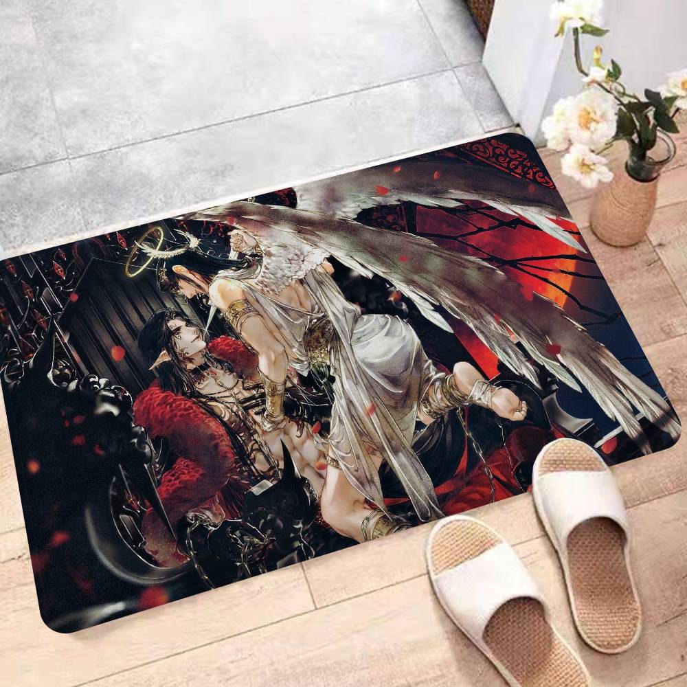 Chinese Heaven Officials Blessing Hallway Carpet Washable Non-Slip Living Room Sofa Chairs Area Mat Kitchen Doormat Area Rug
