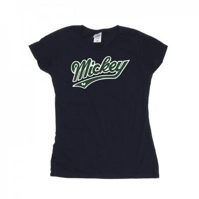 Womens/Ladies Mickey Mouse Bold Cotton T-Shirt
