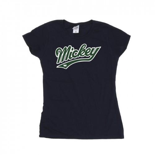 

Disney Womens/Ladies Mickey Mouse Bold Cotton T-Shirt білий