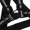 AG590B REFLECTIVE HARNESS SAFETY VEST BLACK