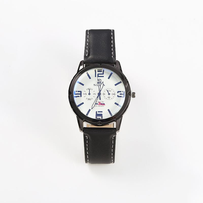 Business Quartz Watch Men S Fashion Belt Student Watch Casual Thin Men S Watch