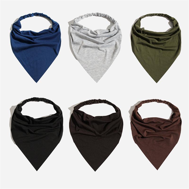 2025 Bohemian Large Cotton Triangle Scarf & Headband