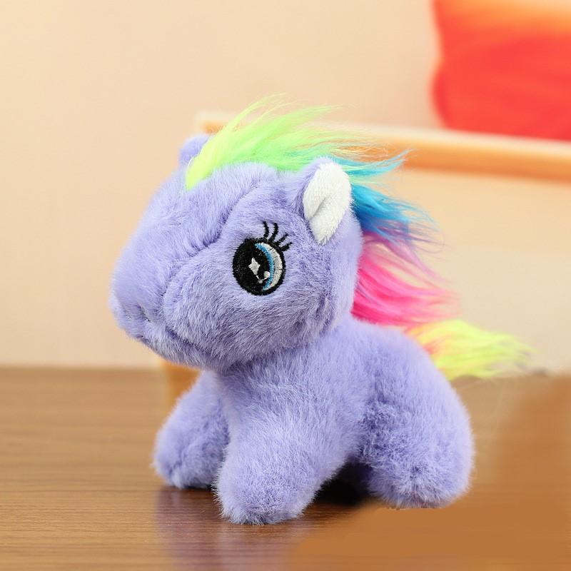 1Pc Cute Plush Toy For Girls Keychain Pendant Couple Gift Boutique Pony Decor Festival Gift Kid Gift