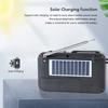 Rechargeable Portable FM Radio Mini Solar Bluetooth Wireless Speaker Support USB TF Card MP3 Music Player with FM Radio Receiver