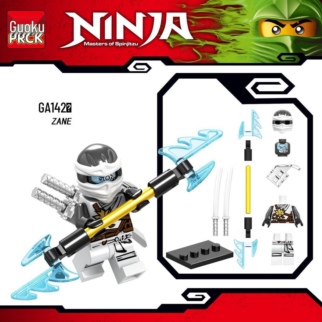 Guoku GA131-148: Compatible with Phantom Brick Minifigure Ninja Building Toy (Lego)