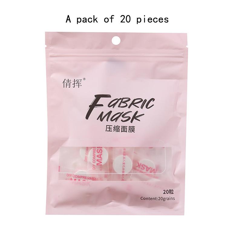 20/50/100pcs Disposable Compressed Facial Mask paper Home Travel Portable Self Made Moisturizing Facial Mask Beauty Wet Compress