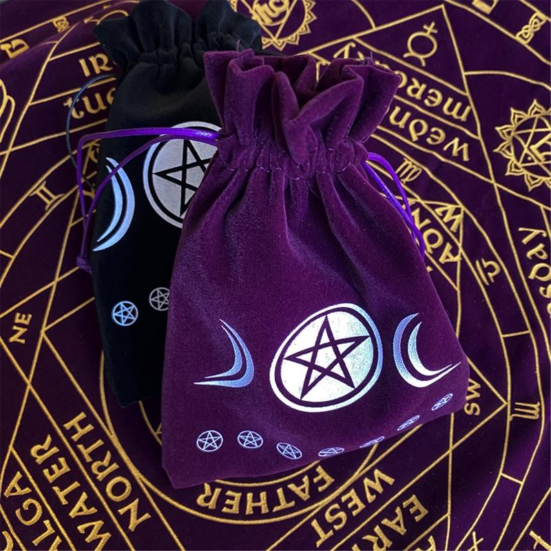 Divination Pendulum Divination Tablecloth Board Game Tarot Velvet Storage Pouch