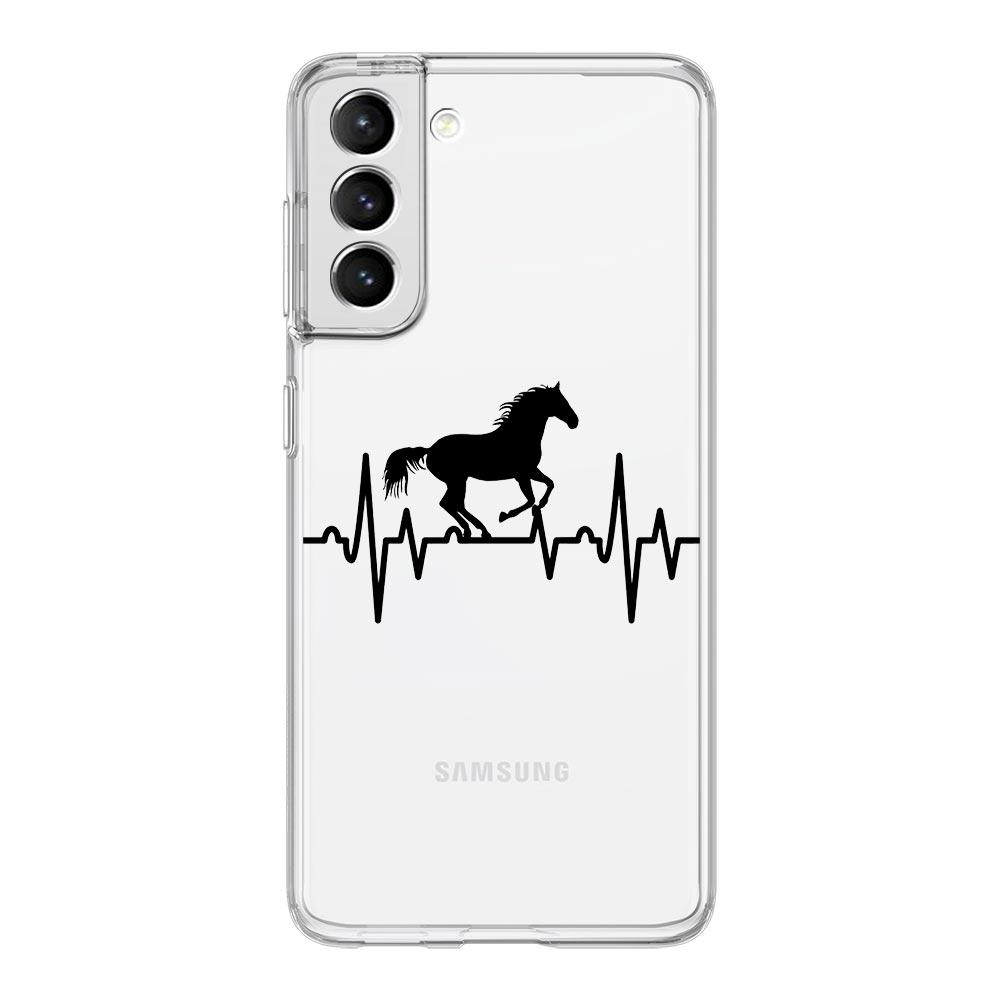 Phone Case For Samsung Galaxy S24 Ultra S23 FE S22 S20 S21 5G S10 S9 Plus S10E S8 Soft Silicone Clear Animal Art Horse Cover