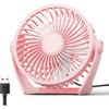 5 Inch USB-bureauventilator, Stille Persoonlijke Ventilator Met 3 Snelheden En 360 Rotatie, In Hoogte Verstelbaar, Draagbaar Voor
