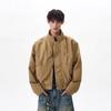 American Retro Stand Collar Men's Pilot Jacket: 2025 Spring/Autumn Trendy Zipper Cardigan Workwear