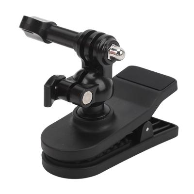 Action Camera Backpack Strap Mount Quick Clip Mount 360 Degree Rotation Lightweight Portable