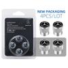 4Pcs/Set Dustproof Anti-block Tyre Valve Stem Protective Caps Fit Mercedes-Benz C W202 W203 W204 E W221 Wheel External Decor ZK9