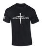 Mens Christian Shirt Nail Cross Jesus Saves Short Sleeve T-shirt Graphic Tee