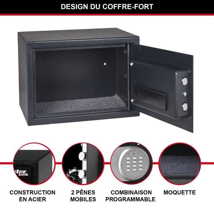Master lock coffre-fort grande taille à combinaison numérique x125ml