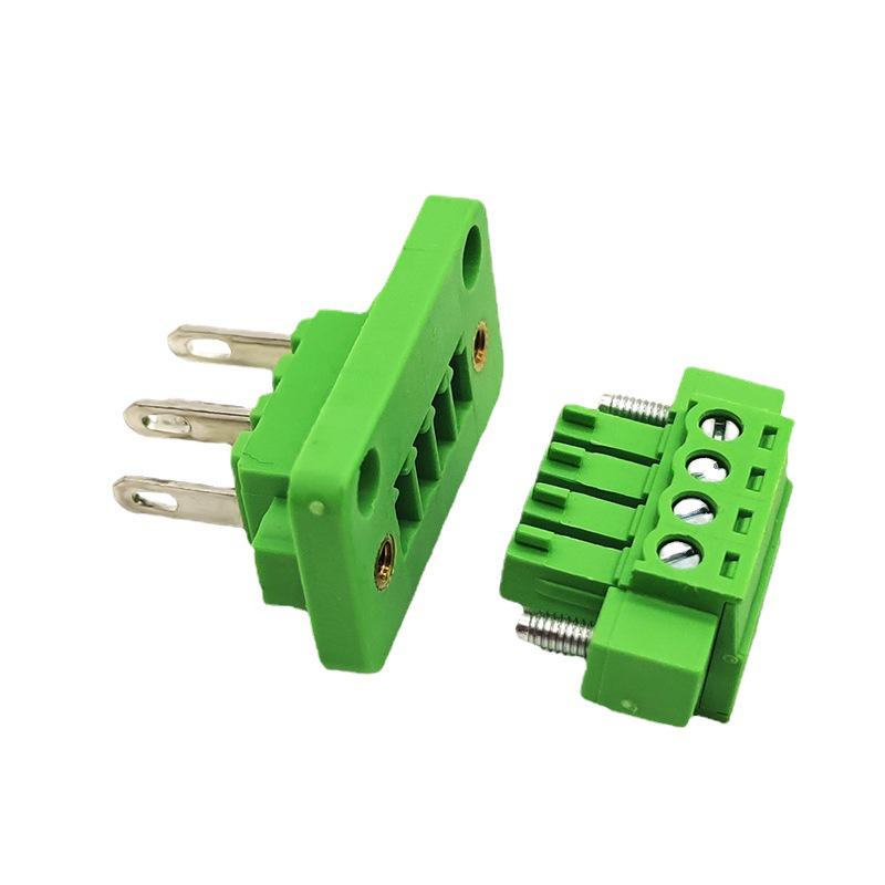15EDGWB+KM-3.81mm Flange Panel Mount Terminal Block Through-Hole Plug-in 2EDGWB3.81