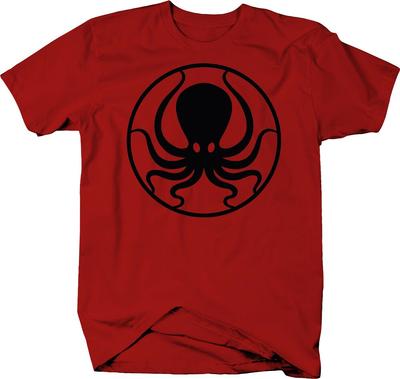 Oktopus Kraken Tintenfisch Meer Ozean Leben Farbe Unisex T-Shirt
