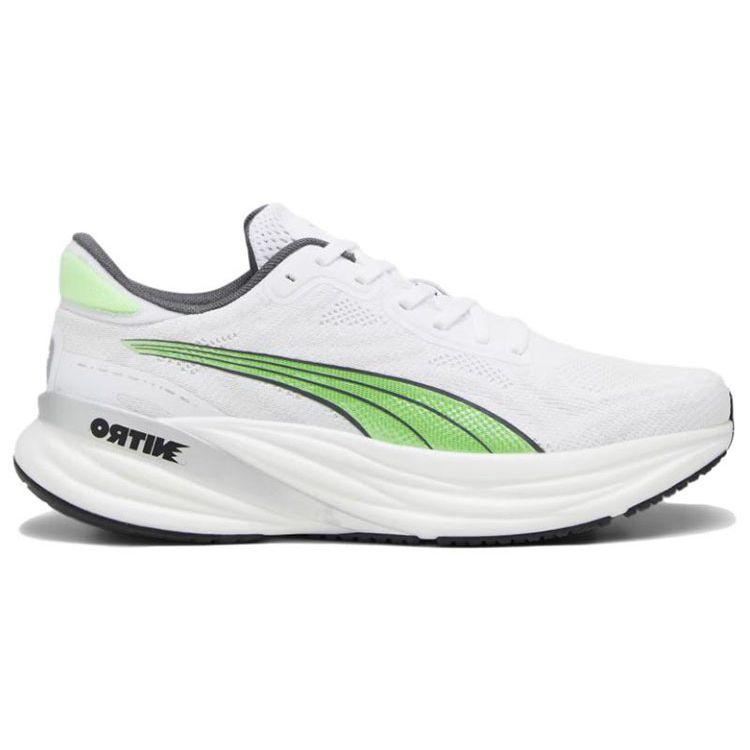 Puma Magnify Nitro 2 Fabric Comfortable Durable Low-Top Lifestyle Sneakers Men sneakers White 376909-03