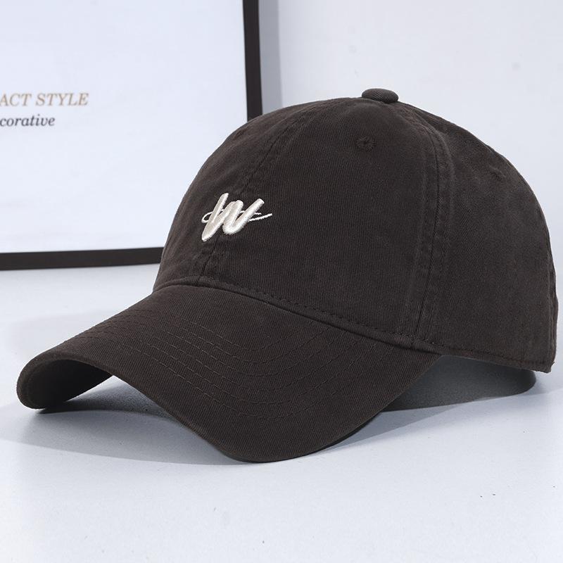 Şapka kadın yeni yumuşak üst derinleştirilmiş yumuşak üst beyzbol şapkası trend basit moda güneş koruyucu şapka