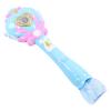 Kids Bubble Blower Wand Automatic Electric Light Up Bubble Blower Wand with Music for Children Blue