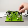 Wooden Animal Eyeglass Display Stand Hand Carved Glasses Organizer Holder for Office Study Bedroom Desk and Home Decoration