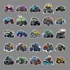 50pcs Bigfoot Car Graffiti Stickers - Cool Kid's DIY Waterproof Decals for Water Bottles, Phones, and Luggage