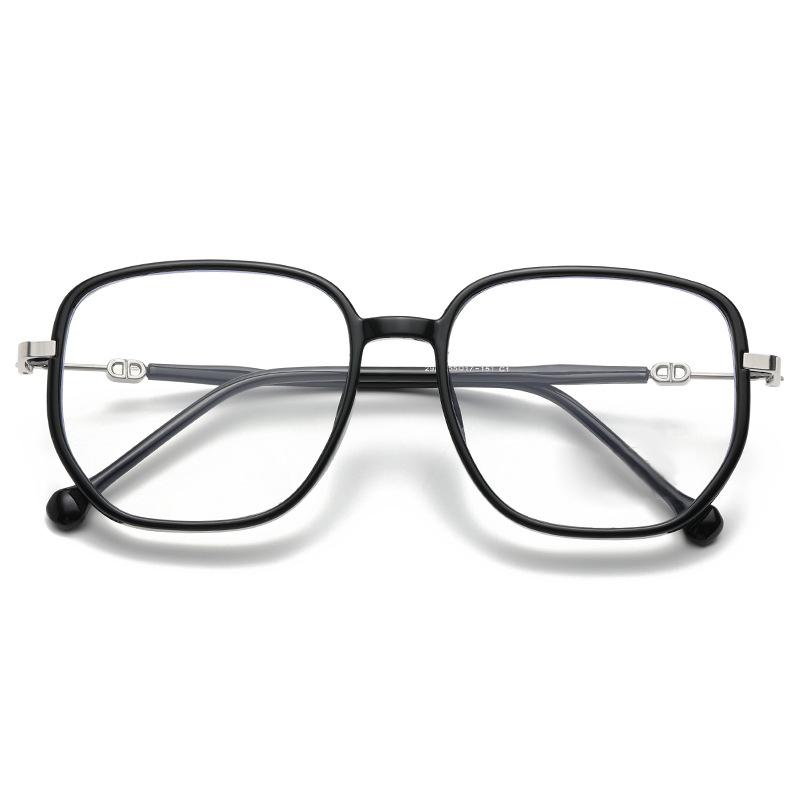 2/4PCS Anti-blue Light Progressive Glasses For Women Trendy And Fashionable Large Frame With Prominent Edges 2988