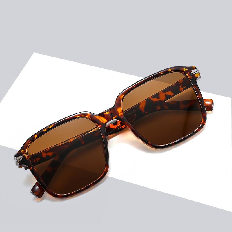Retro Square Sunglasses Uv400 Protection For Outdoor Activities And Fashion Enthusiasts