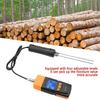 Digital Wood Moisture Meter Cotton Wood Humidity Tester 2~70% Portable Electrical Woodworking Hygrometer with Measuring Probe