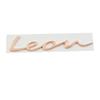 Car 3D Metal Trunk Words Letters Logo Decals Emblem Badge Sticker For Seat Leon MK1 MK2 MK3 MK4 MK5 MK6 FR Styling Accessories