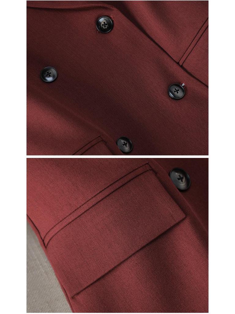 Women's Black Suit Vest Set for Spring/Autumn 2024: Professional Sleeveless Jacket for Formal and Hotel Workwear