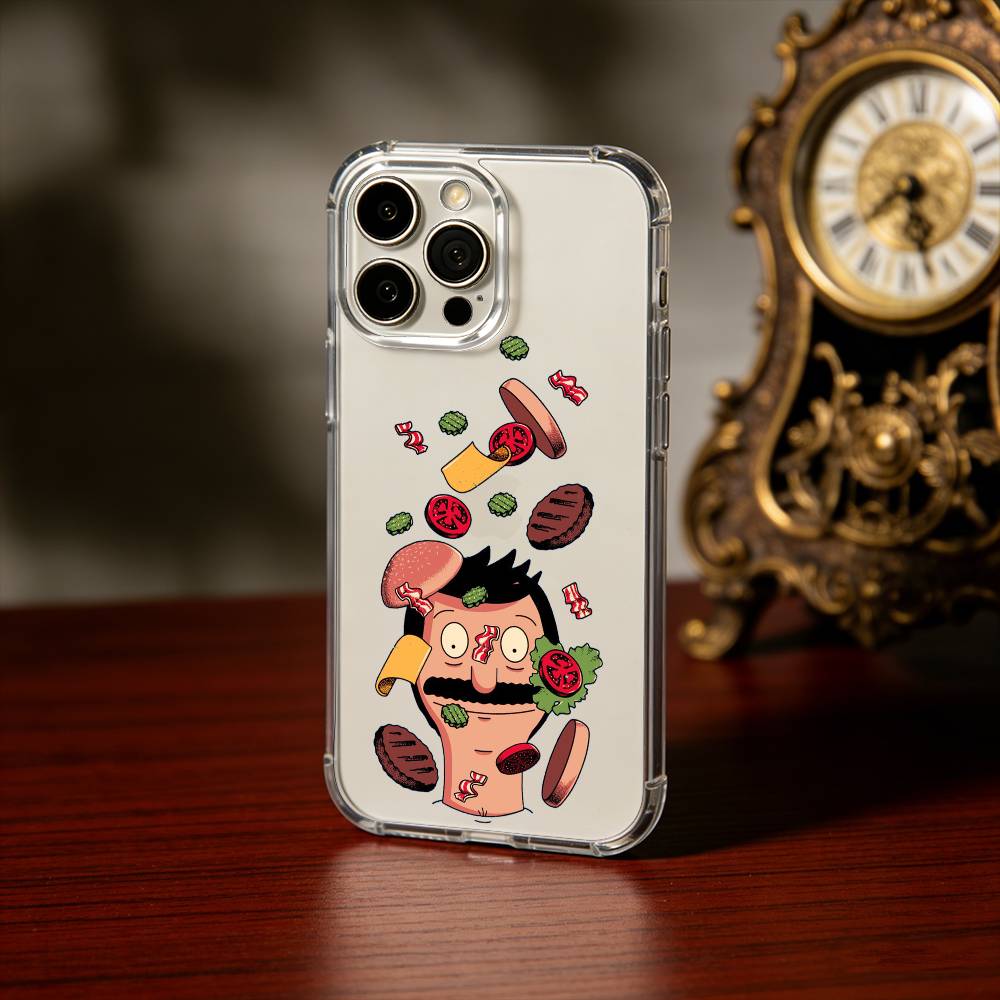 

Cartoon bobs burgers Phone Case For iPhone 17 16 15 14 13 12 11 Mini Pro Max Plus Transparent Cover iPhone13PRO