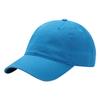 Fashionable and Versatile Letter-patterned Pure Cotton Hard-brimmed Baseball Cap Ice Blue