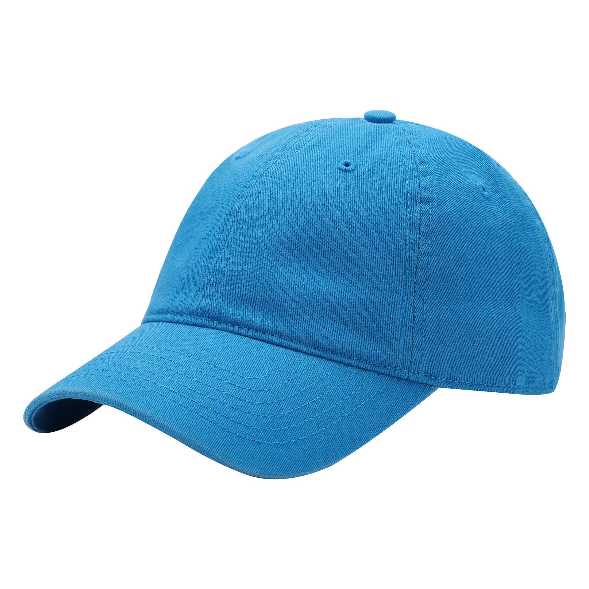 Custom  solid color blank blank front embroidered logo breathable cotton outdoor activity baseball cap Leave color note when ordering