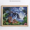 With Diamond Stones Round Painting Animals Diamond Mosaic Tiger Beadwork Diamond Embroidery