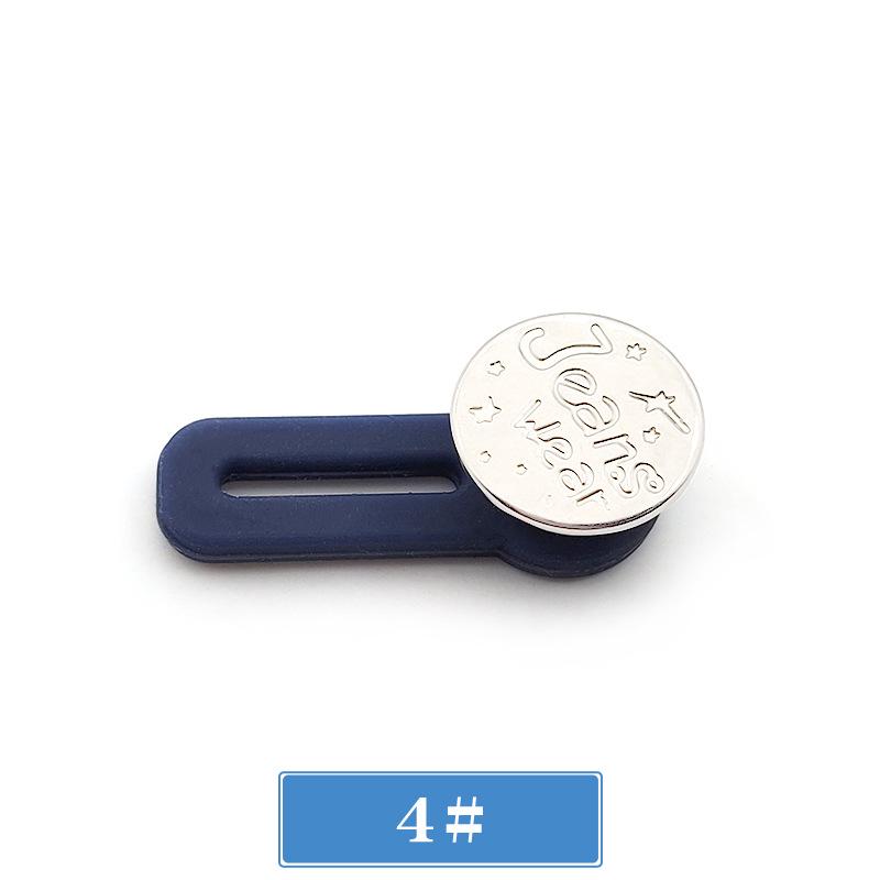 Adjustable No-Sew Waist Extension Button for Jeans