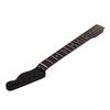 YUAXIA 22-Fret Maple Guitar Neck, 18.7" Scale Length, Black Gloss TL, Electric Guitar Neck with Rosewood Fretboard and Inlaid Dots, Ideal for Electric