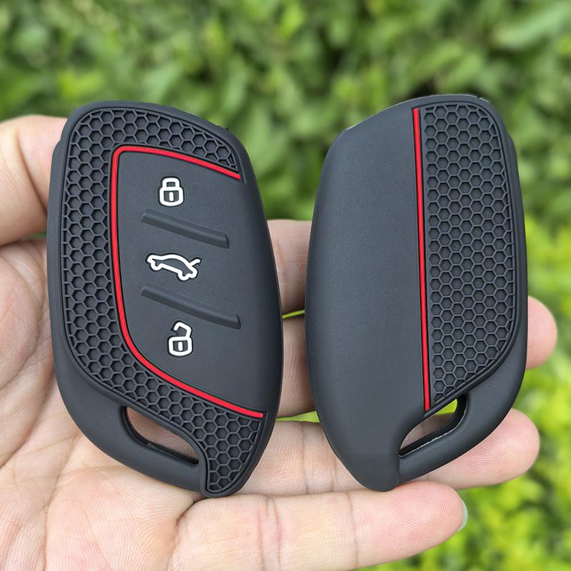 Silicone Key Case Cover For MG4 MG5 MG6 Mg3 Mg7 MG ZS EV HS EHS ZX GT Roewe RX3 RX8 ERX5 RX5 I6 I5 Car Accessories