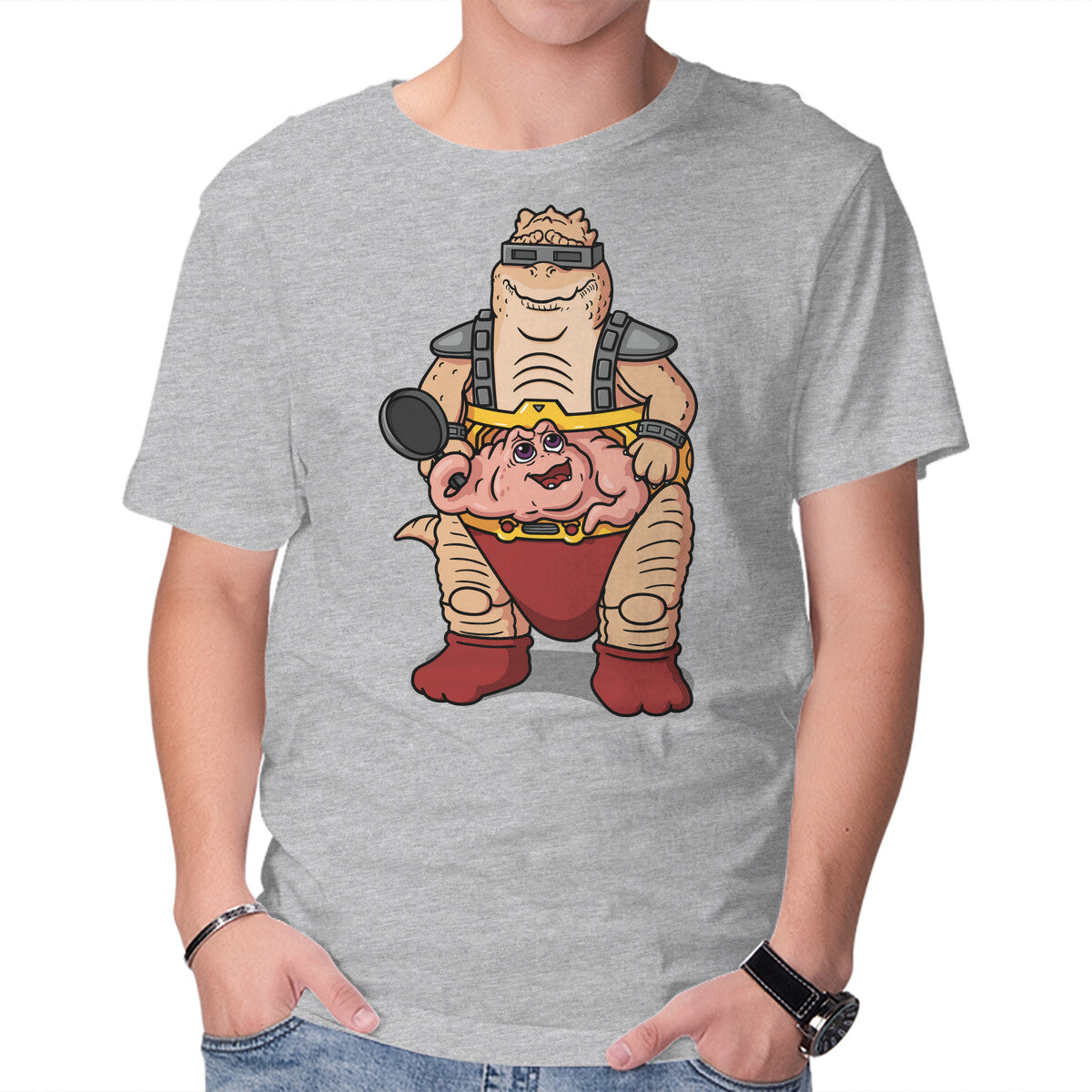 Unisex Crew Neck T-Shirt Not The Brain Graphic Short Sleeve Casual Tee XL