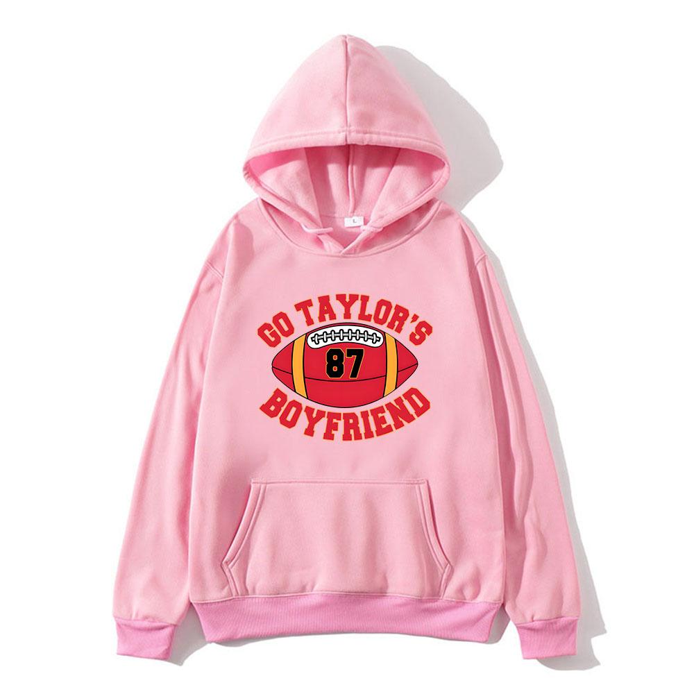 Go Taylor's Boyfriend Hoodie Comfortable with Hooded Sweatshirt for Autumn Winter Clothes Ropa Hombre 87 Football Hoody
