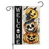 Wodison Halloween Garden Ag 12x18 Inch Small Double Sided Burlap Skull Pump... KKL AAL WZZ