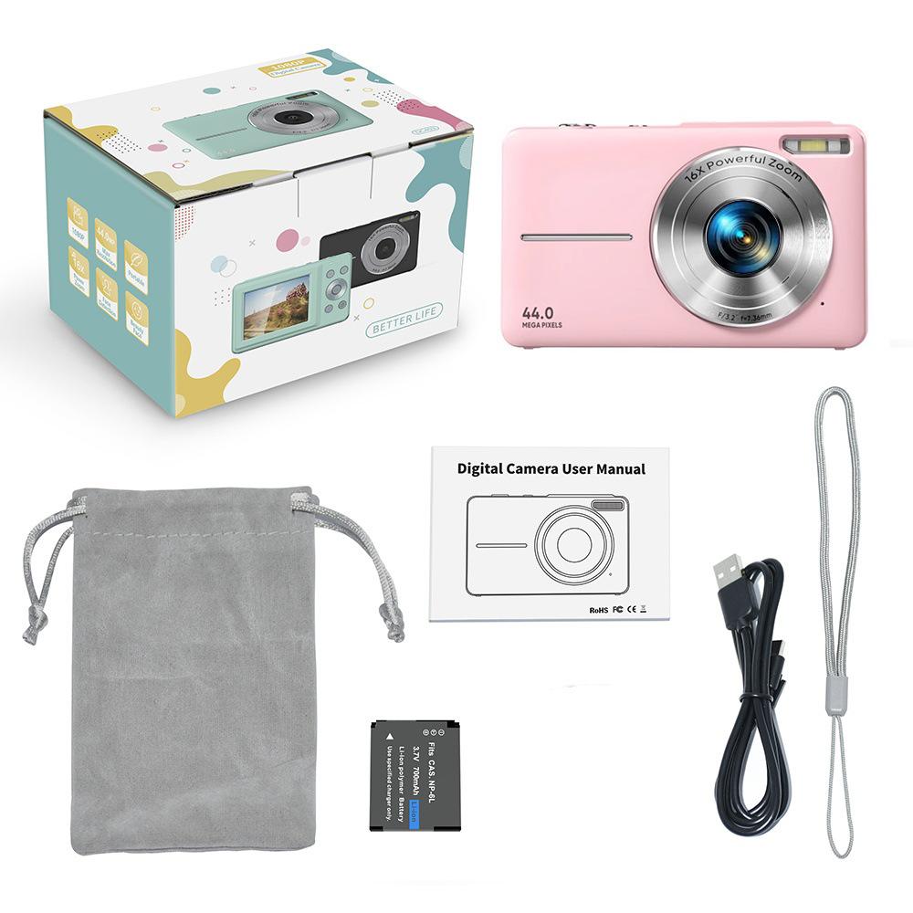 HD Digital Mini Camera for Students & Kids - Selfie & Beauty Features