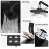 Square High Pressure Shower Head Water Saving Rainfall Showerhead Top Spray Shower Head for Home Use Rotatable Bathroom Accessories
