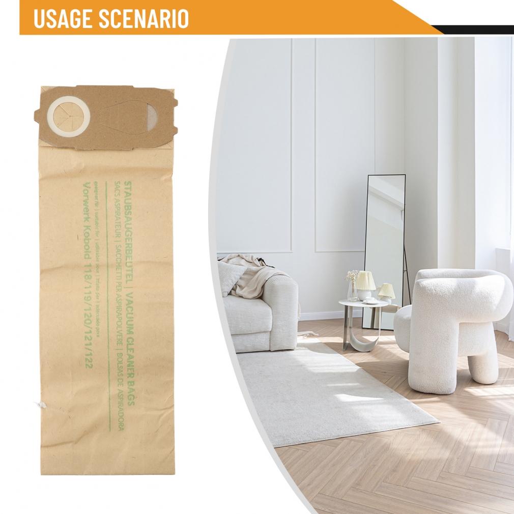 Replacement Dust Bags for VK 118 122 Vacuum Cleaner Pack of 5