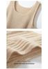 Women's Pure Cashmere Knit U-Neck Camisole Vest - Short, Sleeveless Base Layer for Spring & Autumn.