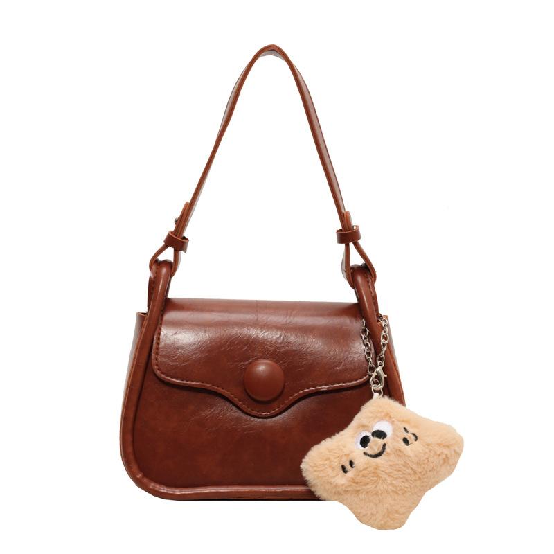 This year, the popular small bag women 2025 new niche design handbag casual retro messenger bag small square bag women