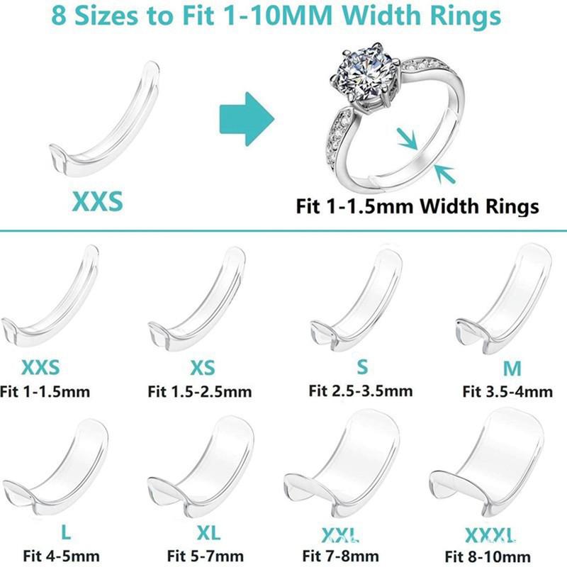 Invisible Ring Size Adjuster Pad & Holder