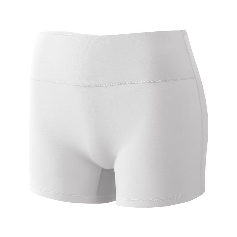 Girls Spring and Autumn High Fanny Pack Hip Anti Exposure Antibacterial Breathable High Elastic Belly Retraction Boxer Safety Briefs