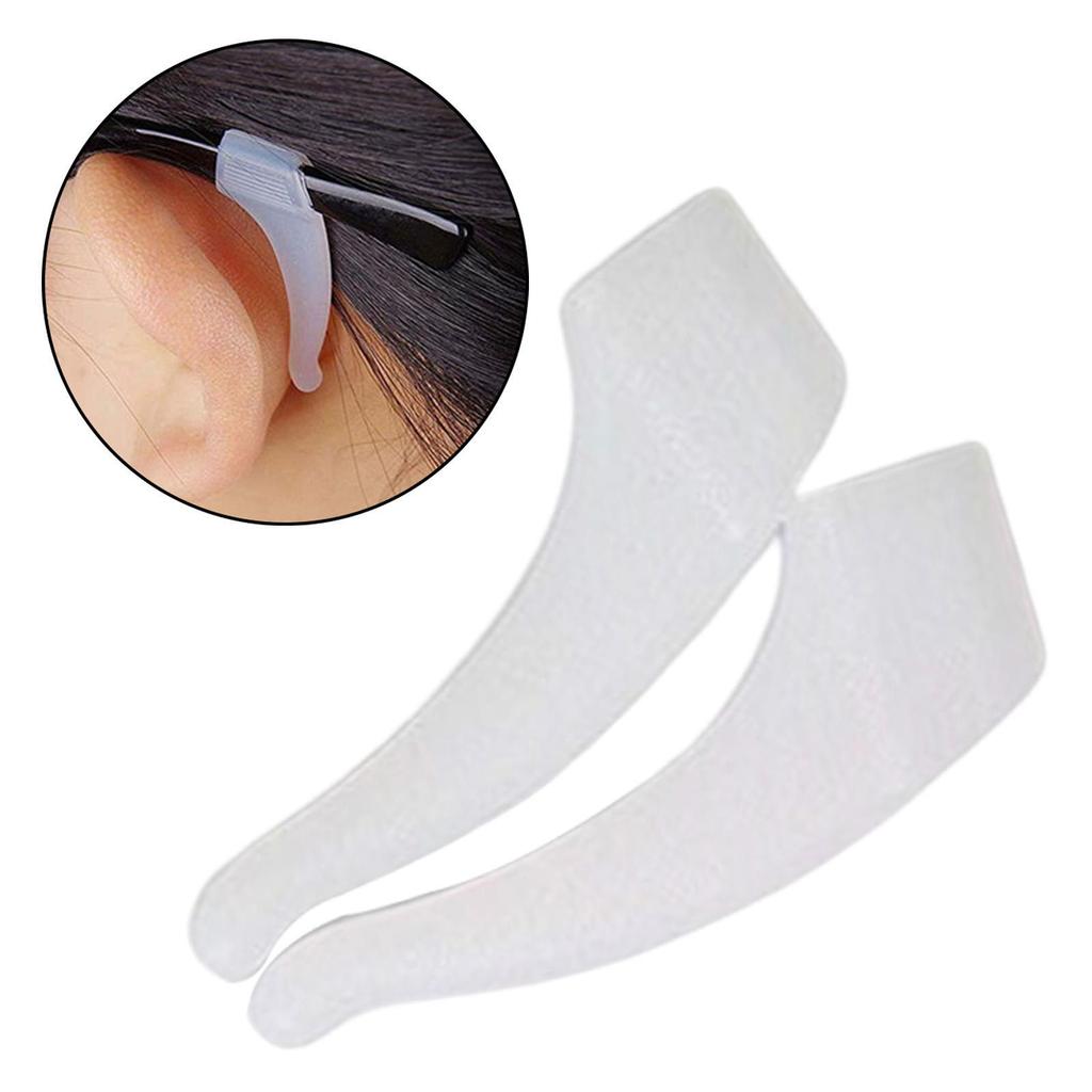 Stylish Anti-Slip Eyeglass Ear Hook Silicone Lightweight and Secure Grip